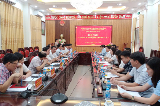 Hội nghị Ký kết Quy chế phối hợp hoạt động giữa các xã
